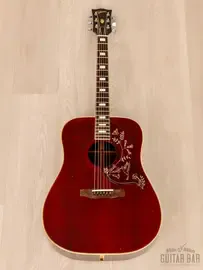Акустическая гитара Gibson Hummingbird Custom Wine Red USA 1976