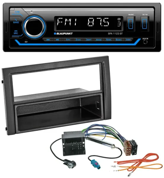 Blaupunkt MP3 Bluetooth USB AUX Autoradio für Skoda Fabia 6Y Facelift 2004-2007