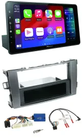 Pioneer Bluetooth DAB Lenkrad USB Autoradio für Toyota Auris 2011-2012 anthrazit