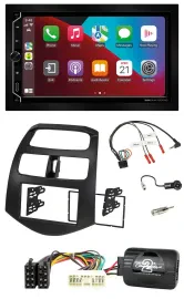 ESX 2DIN DAB USB Lenkrad Bluetooth Autoradio für Chevrolet Spark KLM 2012-2013