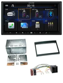 Alpine Bluetooth 2DIN MP3 DAB USB Autoradio für Porsche Boxster 1996-2004