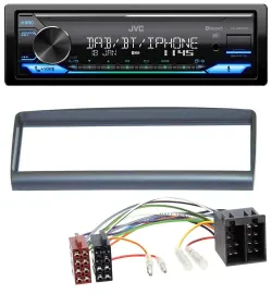 JVC Bluetooth DAB USB MP3 Autoradio für Alfa Romeo Spider GTV 1994-2005