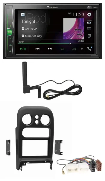 Pioneer MP3 DAB AUX 2DIN Bluetooth Autoradio für Mazda MX-5 (1994-1997)