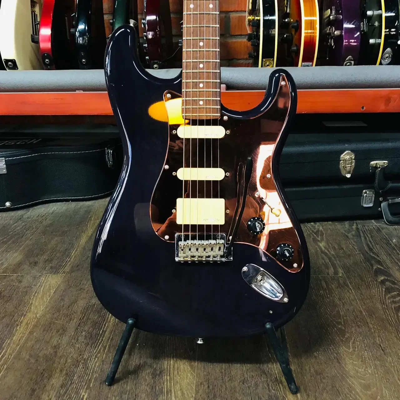 Электрогитара Fernandes ST-45C Superstart HSS Black Japan 1980s