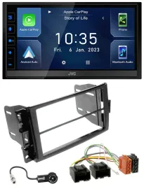 JVC DAB Bluetooth MP3 USB 2DIN Autoradio für Chevrolet Corvette 05-13 Uplander 0