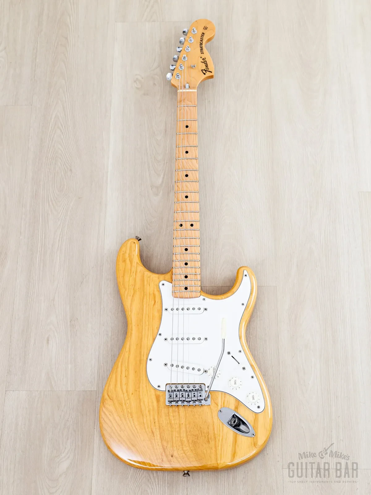 Электрогитара Fender Stratocaster 1971 Vintage Reissue ST71-85TX SSS Natural w/case Japan 2004