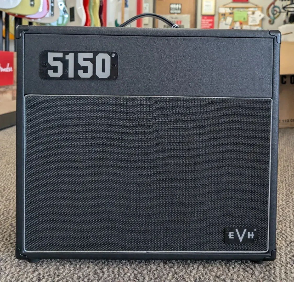 EVH 5150 Iconic Series 15W Tube Guitar Amplifier 110 Combo, Black #2257300010