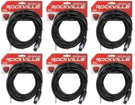 Спикерный кабель Rockville RCTS1425 Black 7.6 м (6 штук)