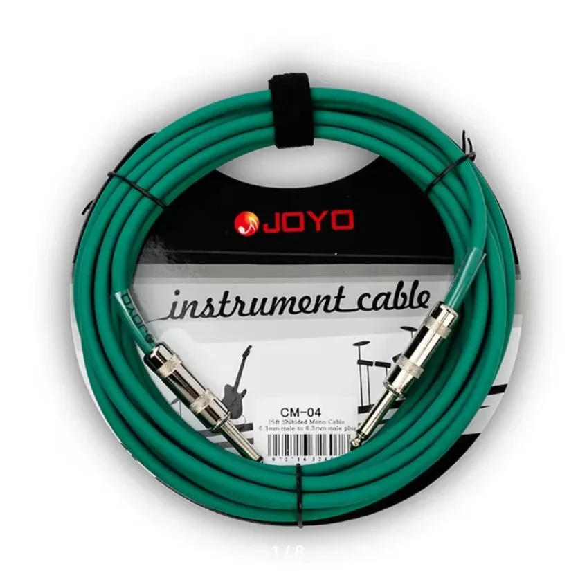 CM-04-GR Кабель инструментальный, зеленый, 4.5м, Joyo