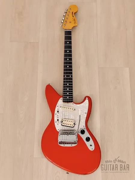 Электрогитара Fender Jag-Stang JGS-65 Kurt Cobain Signature HS Fiesta Red w/gigbag Japan 1996