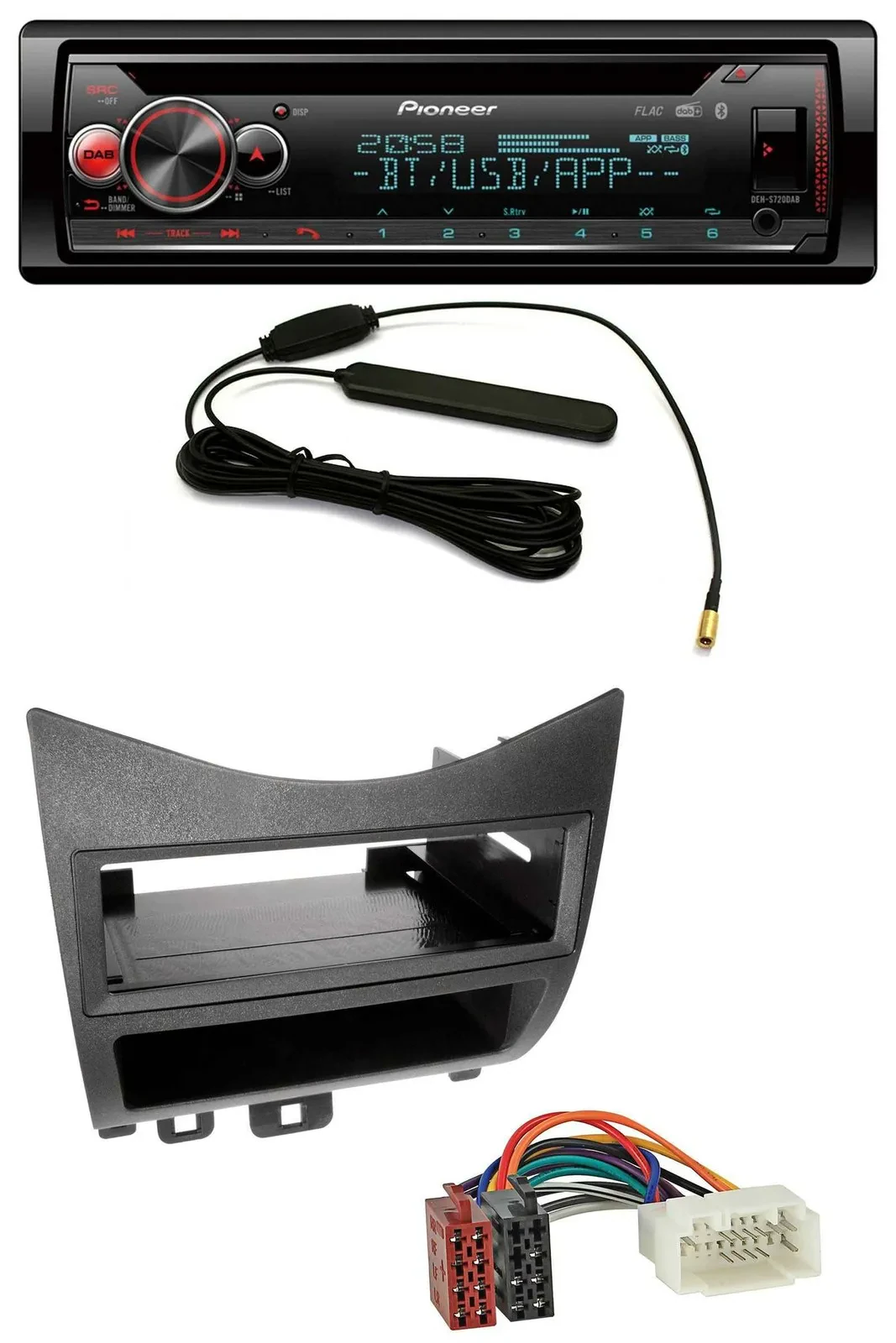 Pioneer USB DAB MP3 Bluetooth CD Autoradio für Honda Accord (2003-2007)