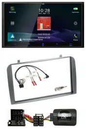 JVC USB Bluetooth 2DIN DAB Lenkrad Autoradio für Alfa Romeo GT 147 2000-2008 ant