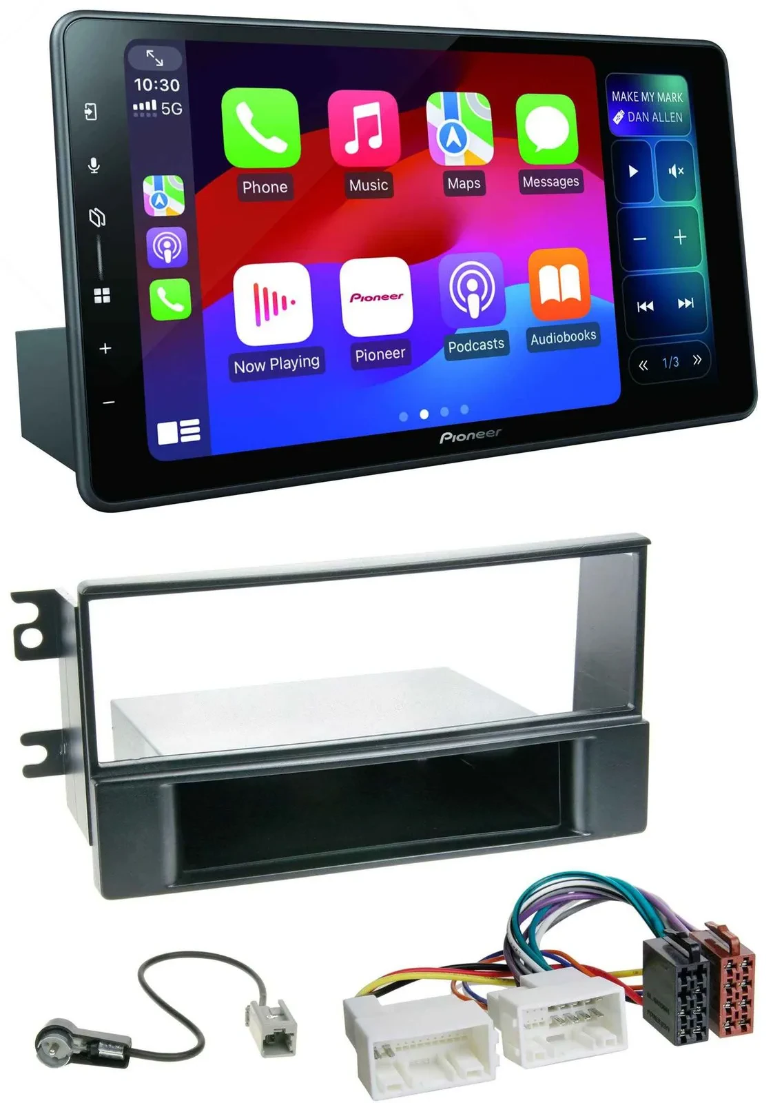 Pioneer Bluetooth DAB MP3 USB Autoradio für Kia Sportage II 08-10 neue Verkabelu