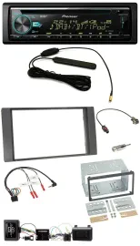Pioneer CD MP3 Lenkrad DAB USB Autoradio für Ford Kuga 2008-2012 anthrazit