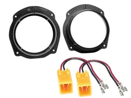 Lautsprechereinbauset für Fiat Stilo Bravo Croma Lancia Delta 165 mm Tür Front H
