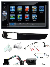 Blaupunkt SD Bluetooth 2DIN MP3 USB Lenkrad Autoradio für Alfa Giulietta 940 10-