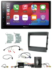 Pioneer DAB USB Lenkrad Bluetooth 2DIN Autoradio für Porsche Panamera 09-16 Info
