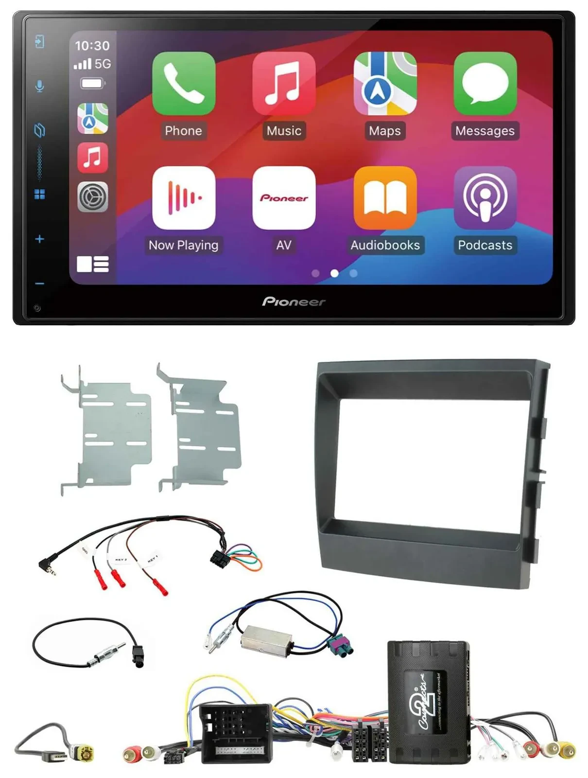 Pioneer DAB USB Lenkrad Bluetooth 2DIN Autoradio für Porsche Panamera 09-16 Info