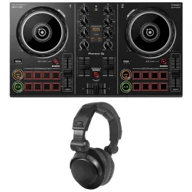 Pioneer DDJ-200 Portable Smartphone Tablet PC/Mac DJ Controller Pro Headphones