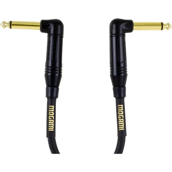 Патч-кабель инструментальный Mogami Gold Instrument-0.5RR Black 0.15 м