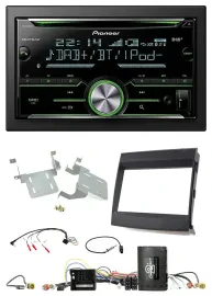 Pioneer Bluetooth Lenkrad DAB 2DIN USB CD Autoradio für Porsche Cayenne 11-16 In