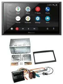 Автомагнитола для Citroen Berlingo/C2/C3/Jumpy Pioneer 2DIN, DAB, Bluetooth, USB, MP3