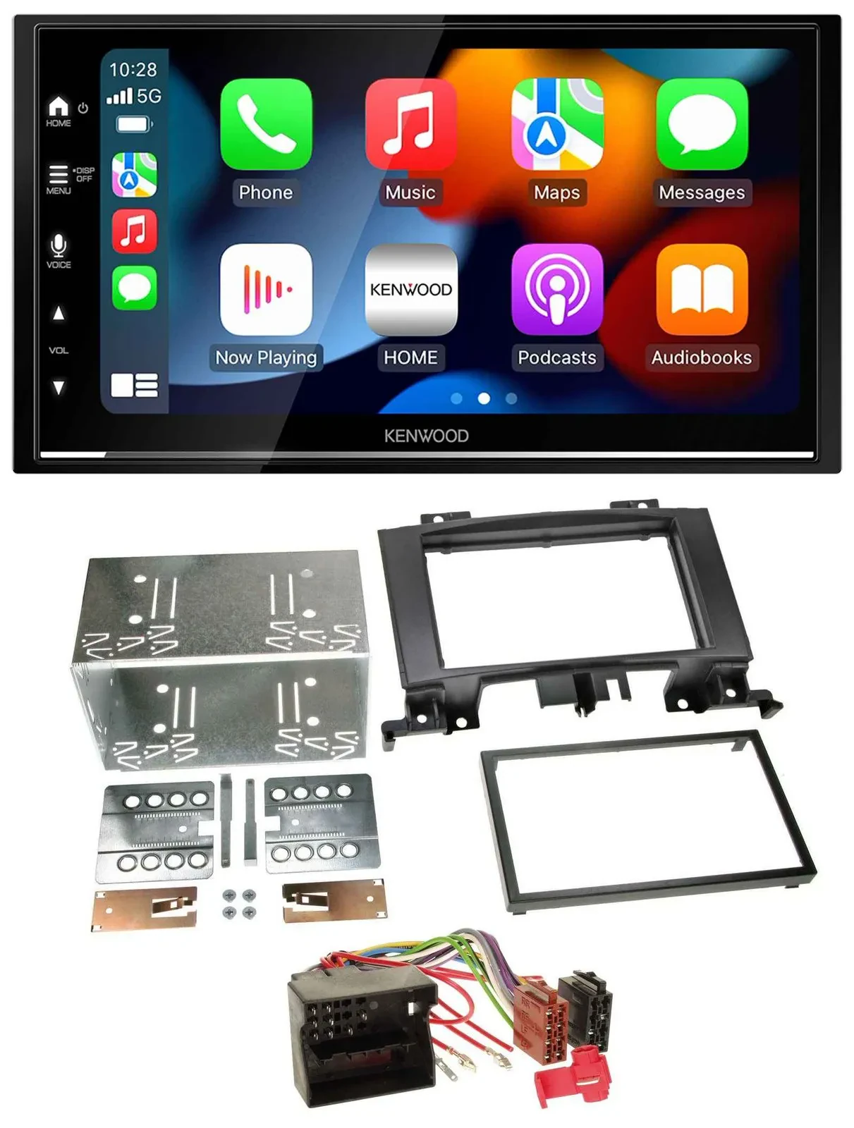 Kenwood DAB USB Bluetooth 2DIN MP3 Autoradio für Mercedes Sprinter W906 ab 06 Ru