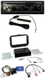Автомагнитола Pioneer CD, USB, DAB, поддержка кнопок на руле, для Alfa Romeo Giulietta 2013–2021, ISO