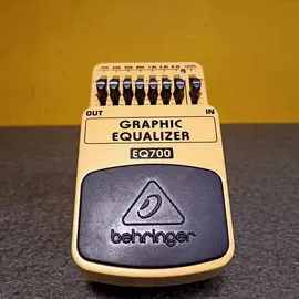 Педаль эффектов для электрогитары Behringer EQ700 7-Band Graphic Equalizer Yellow China 2020's