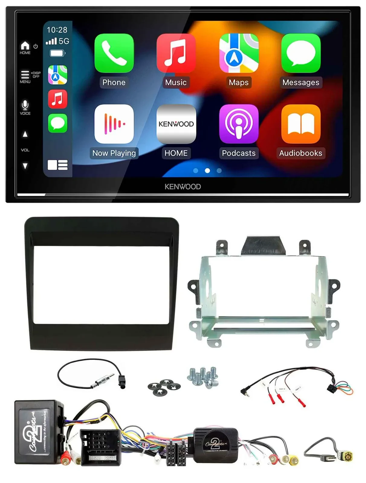 Kenwood DAB USB Bluetooth 2DIN Lenkrad Autoradio für Porsche 911 11-17 MOST-Soun