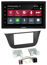 Blaupunkt DAB Bluetooth USB MP3 2DIN Autoradio für Iveco Daily (ab 2014)