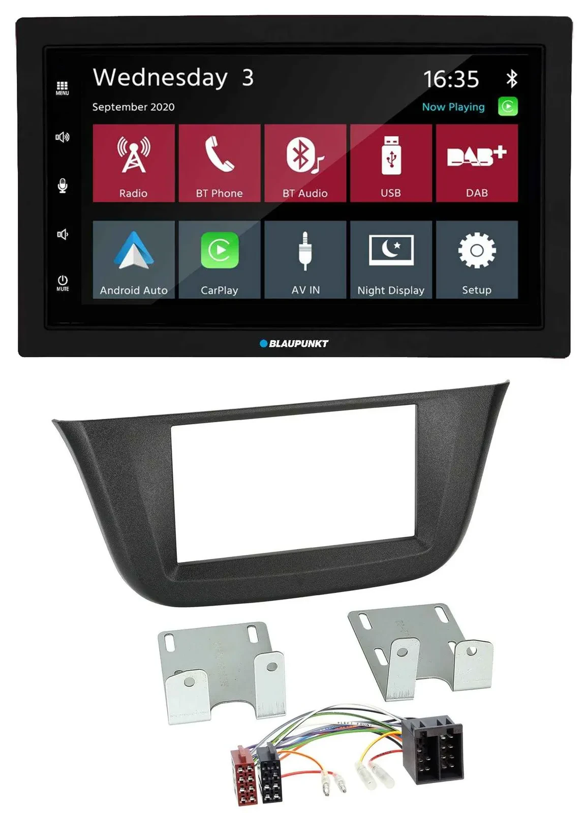 Blaupunkt DAB Bluetooth USB MP3 2DIN Autoradio für Iveco Daily (ab 2014)