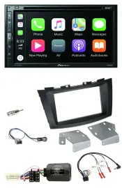 Pioneer DVD 2DIN Lenkrad DAB Bluetooth USB Autoradio für Suzuki Swift ab 2011