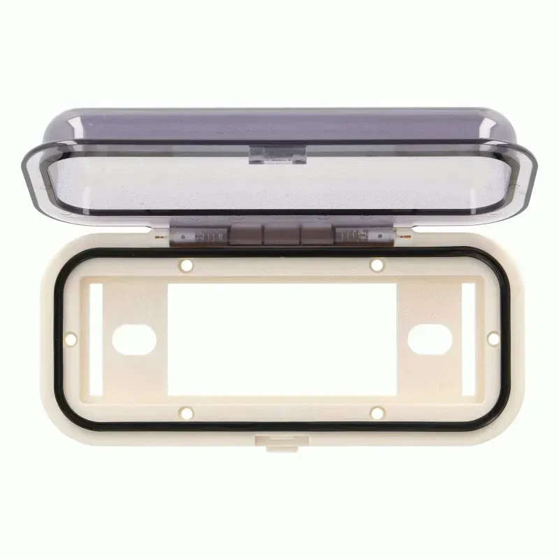 Крышка для автомагнитолы Metra 99-9005 универсальная, водозащитная, белый/прозрачный