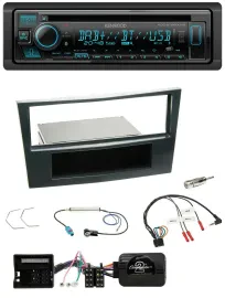 Kenwood Bluetooth DAB CD Lenkrad USB Autoradio für Opel Corsa D 06-08 Stealth Sc