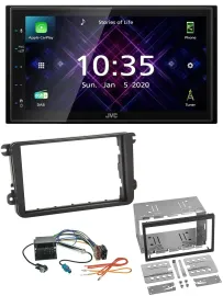 JVC DAB 2DIN MP3 Bluetooth USB Autoradio für Skoda Praktik Superb Yeti