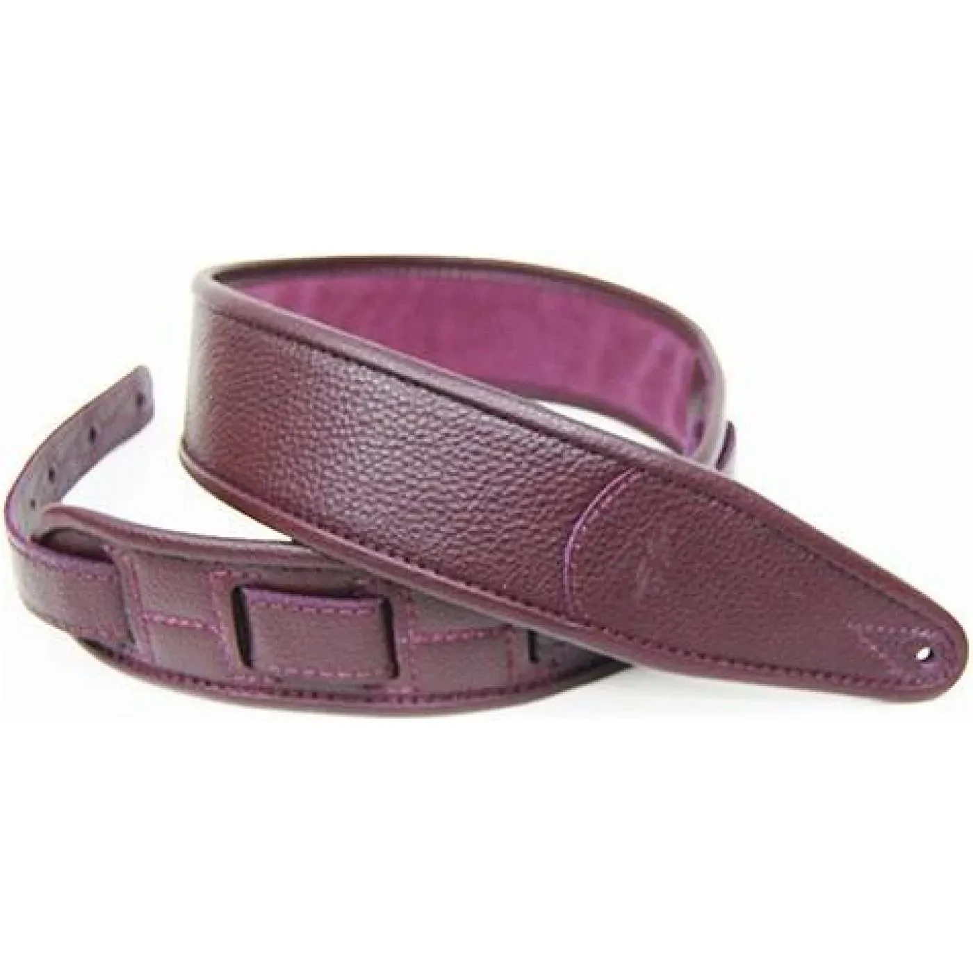 Ремень для гитары Fidel FL700006CU Leather Custom Burgundy