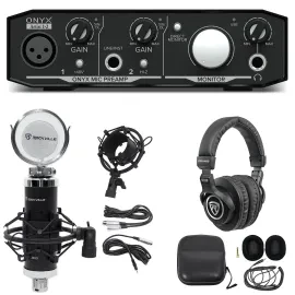 Комплект для подкастов Mackie Onyx Artist 1.2+RCM03+PRO-M50