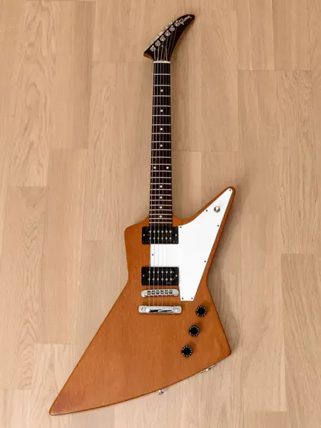 Электрогитара Gibson Limited Edition Explorer '76 Vintage Reissue HH Natural w/case USA 1998