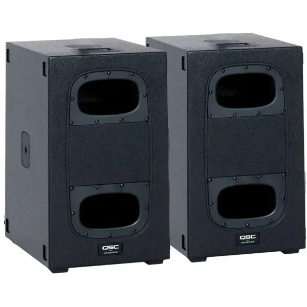 QSC KS112 12" 2000W Ultra Compact Powered Active DJ PA Subwoofers Pair