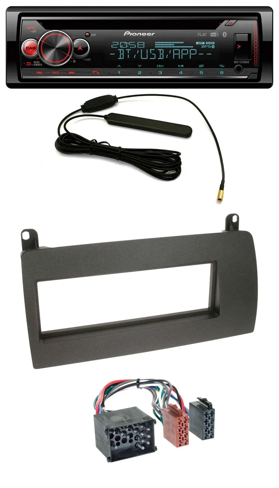 Автомагнитола для Rover 75 (1999–2001) Pioneer CD/USB/Bluetooth/DAB/MP3