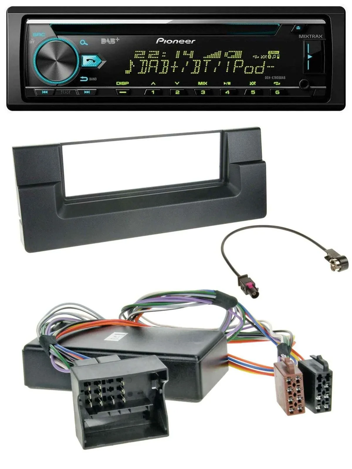 Pioneer DAB MP3 CD USB Bluetooth Autoradio für BMW X5 E53 5er E39 Aktivsystem Qu