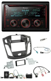 Pioneer 2DIN DAB Lenkrad Bluetooth USB CD Autoradio für Ford Focus 2011-2014