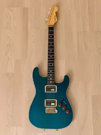 Электрогитара Schecter HH S-Style Superstrat Trans Blue w/case USA 1980s