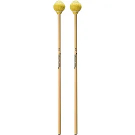 Balter Mallets Pro Vibe Rattan Handle Keyboard Mallets 21 Yellow Cord Hard