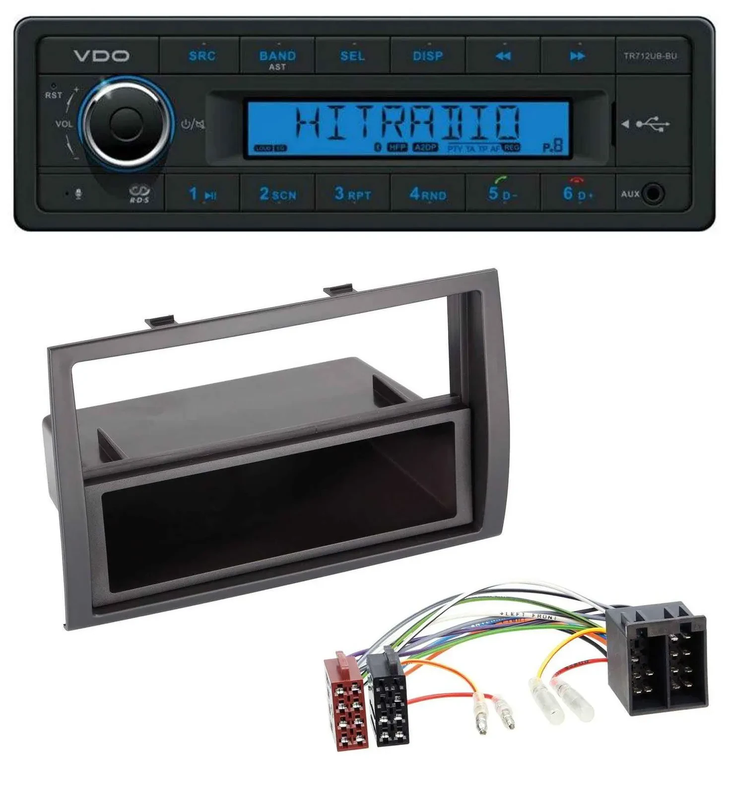 VDO Bluetooth AUX USB MP3 Autoradio für Citroen Jumper Peugeot Boxer Fiat Ducato