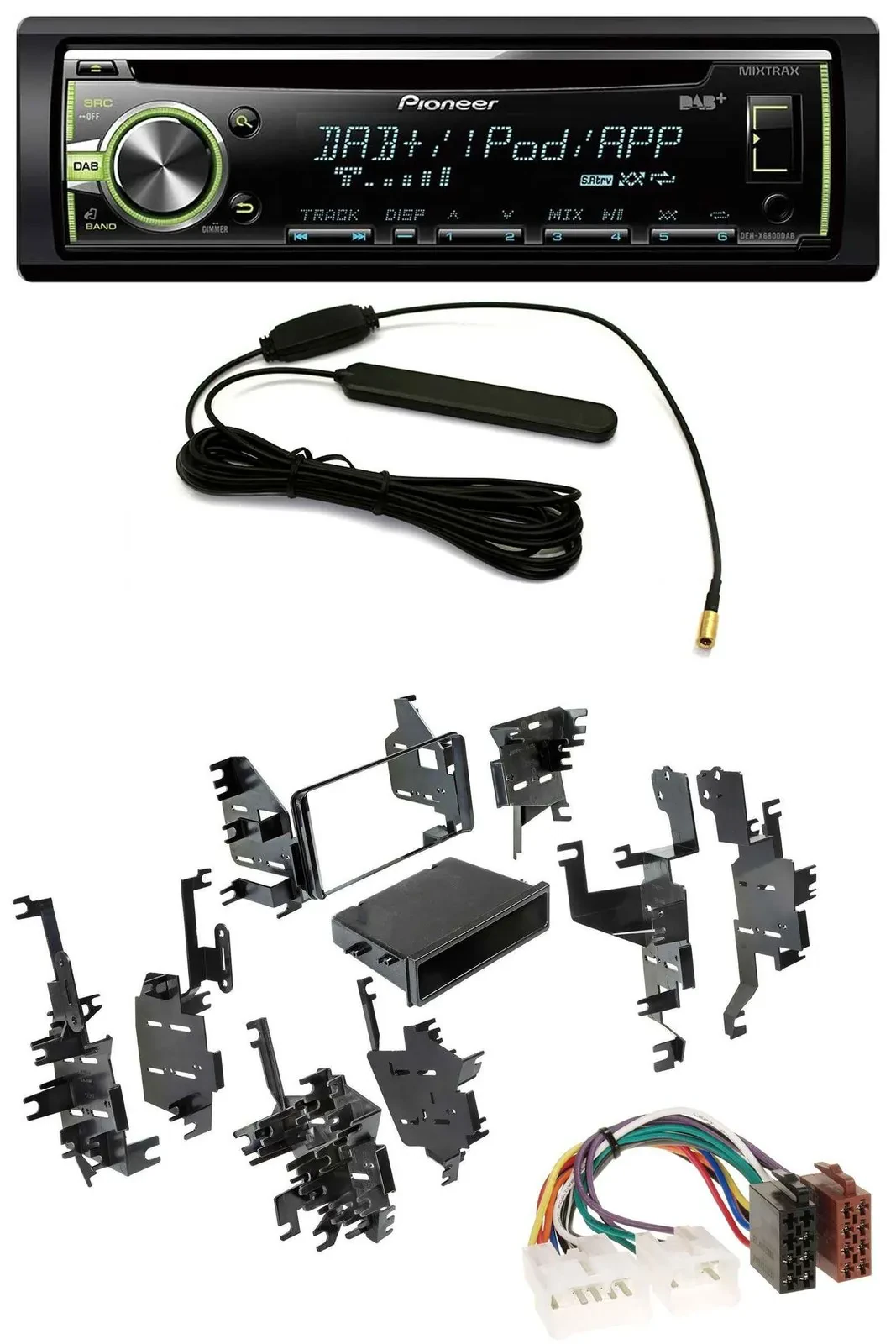 Pioneer MP3 USB CD DAB AUX Autoradio für Toyota RAV-4 Celica MR2 Spyder bis 05