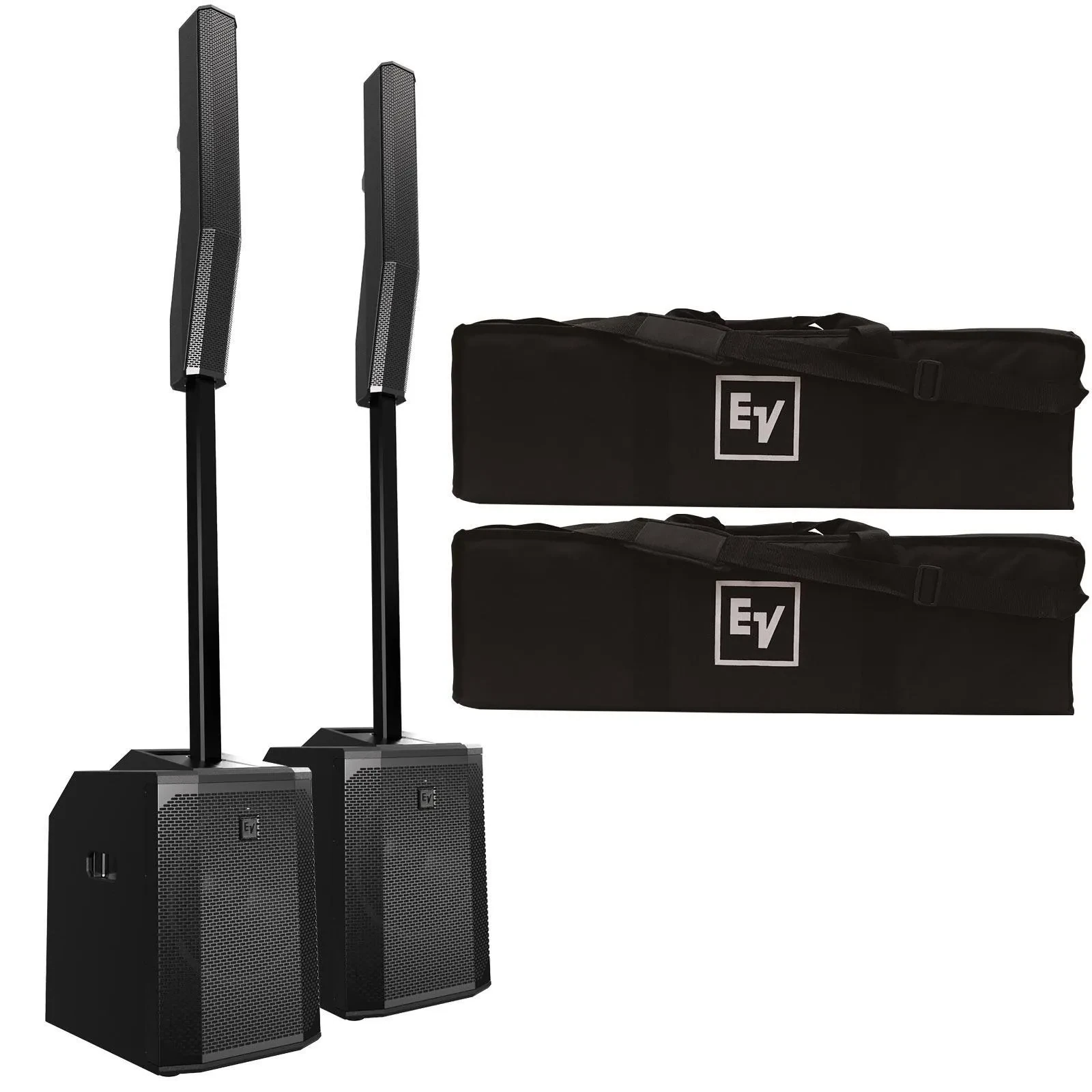 Electro-Voice Evolve 50 Portable Column PA Systems with Subwoofers (Pair)