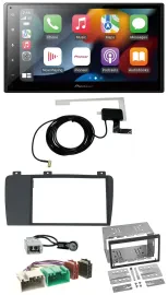 Автомагнитола для Volvo Pioneer 2DIN, MP3, USB, Bluetooth, DAB (S60/V70/XC70, 2004–2009)