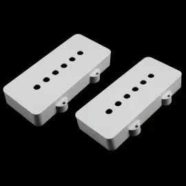 Allparts Pickup Covers for Fender Jazzmaster, PARCHMENT, Set of 2